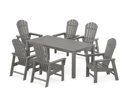 POLYWOOD® South Beach 7-Piece Parsons Dining Set in Slate Grey