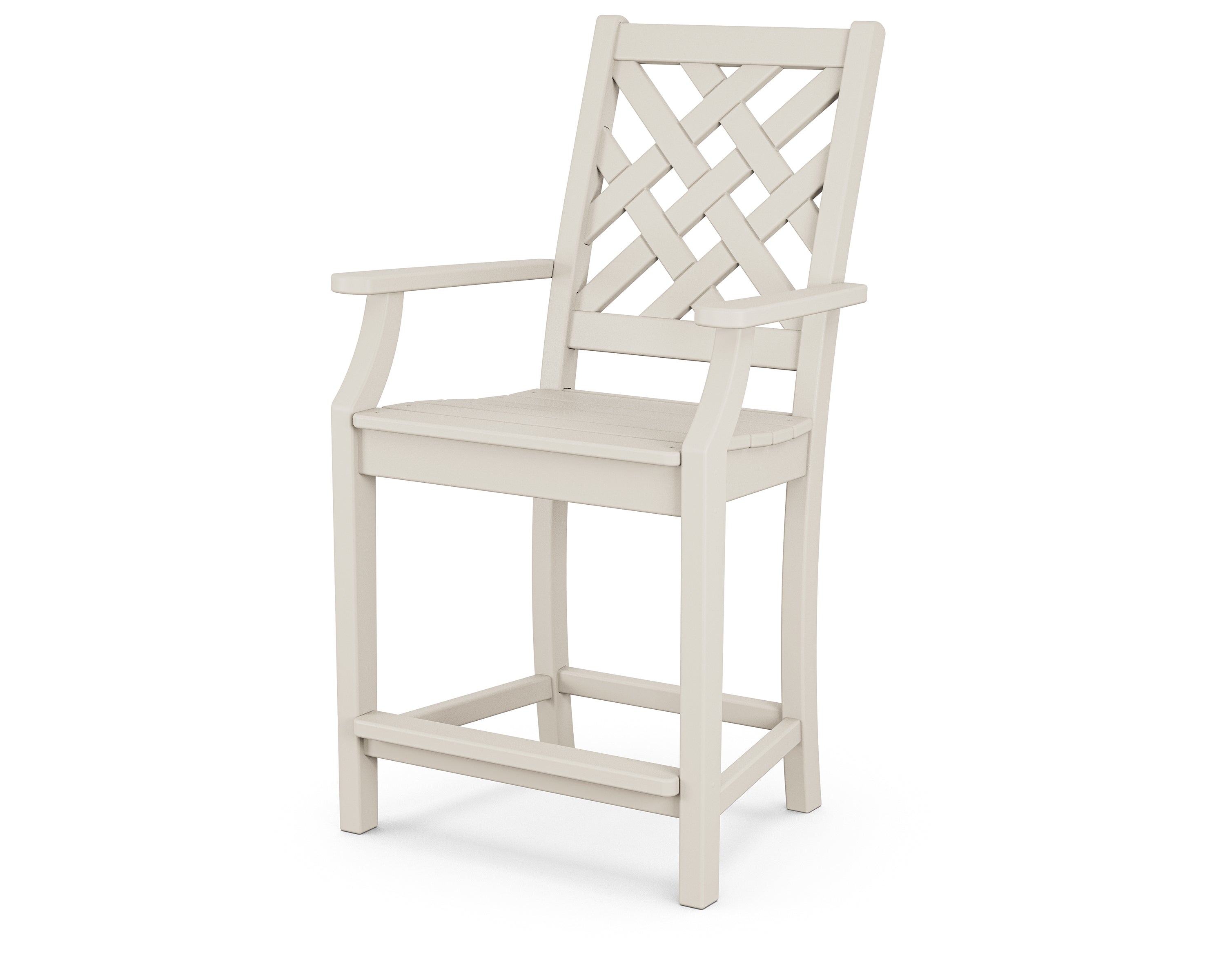 Country Living Wovendale Counter Arm Chair in Sand