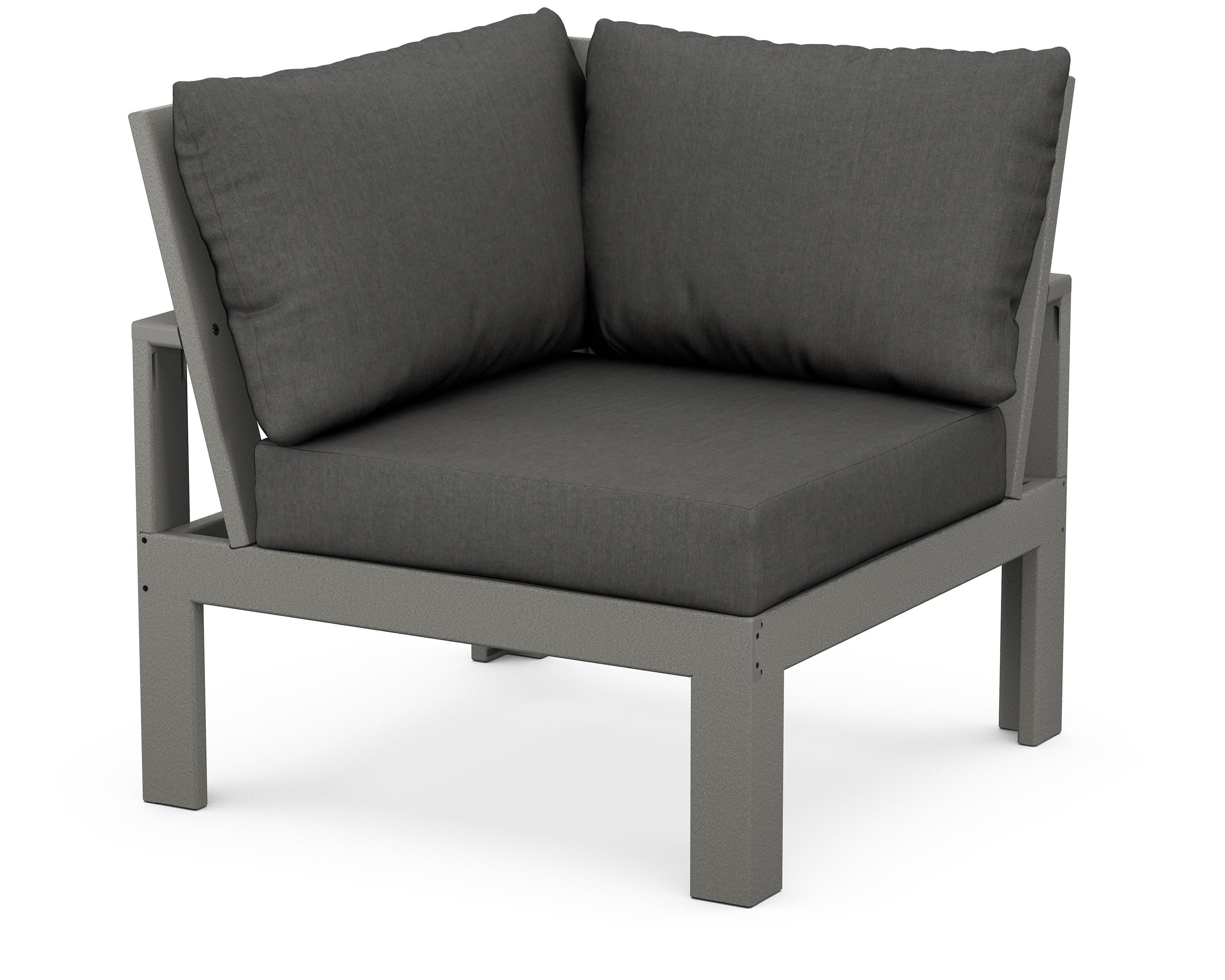 Unbranded Modular Corner Chair in Slate Grey / Spectrum Carbon