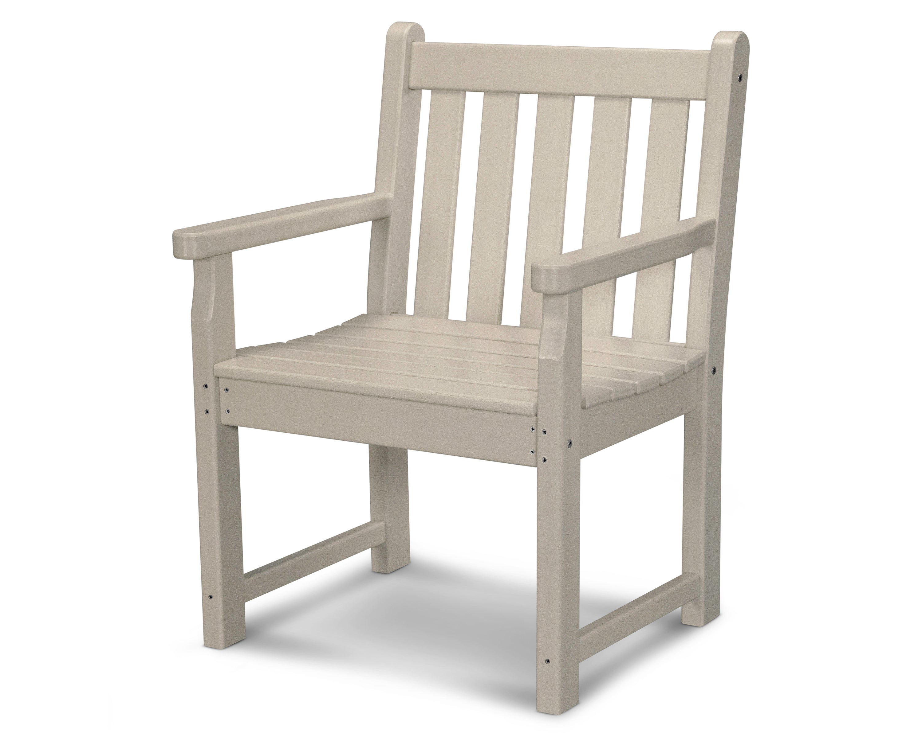 POLYWOOD® Traditional Garden Arm Chair in Sand