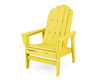 POLYWOOD® Vineyard Grand Upright Adirondack Chair in Lemon