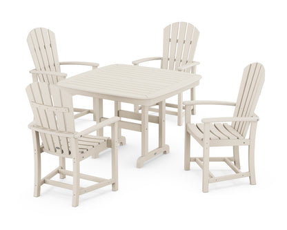 POLYWOOD® Palm Coast 5-Piece Dining Set with Trestle Legs in Sand