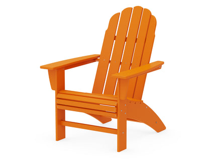 POLYWOOD® Vineyard Curveback Adirondack Chair in Tangerine