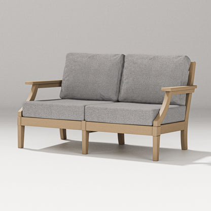 PW Designer Series Estate Loveseat in Vintage Sahara / Grey Mist