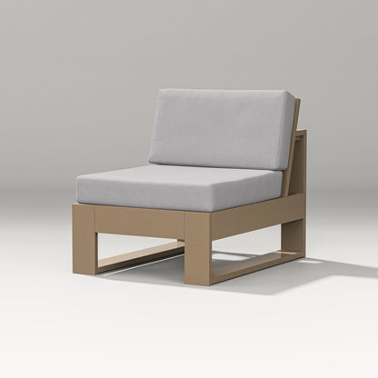 PW Designer Series Latitude Modular Armless Chair in Vintage Sahara / Granite