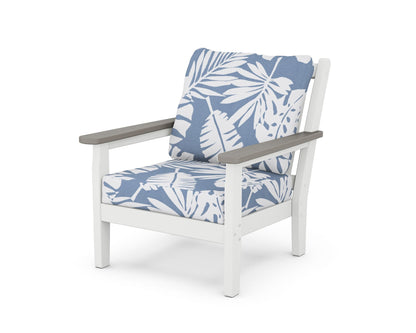 Chippendale Deep Seating Chair - White