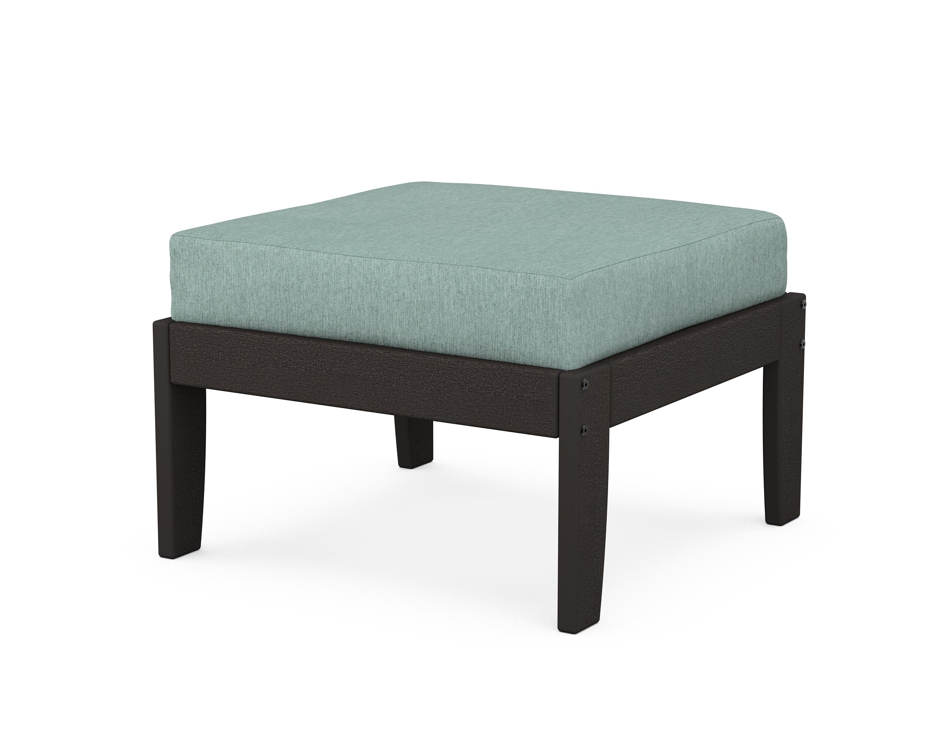 Unbranded Modular Ottoman - Classic in Vintage Coffee / Glacier Spa