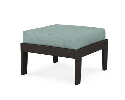 Unbranded Modular Ottoman - Classic in Vintage Coffee / Glacier Spa