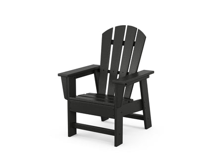 POLYWOOD® Kids Adirondack Chair in Black