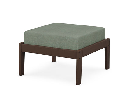Unbranded Deep Seating Ottoman in Mahogany / Cast Sage