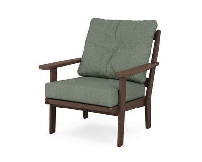 POLYWOOD® Mission Deep Seating Chair in Mahogany / Cast Sage