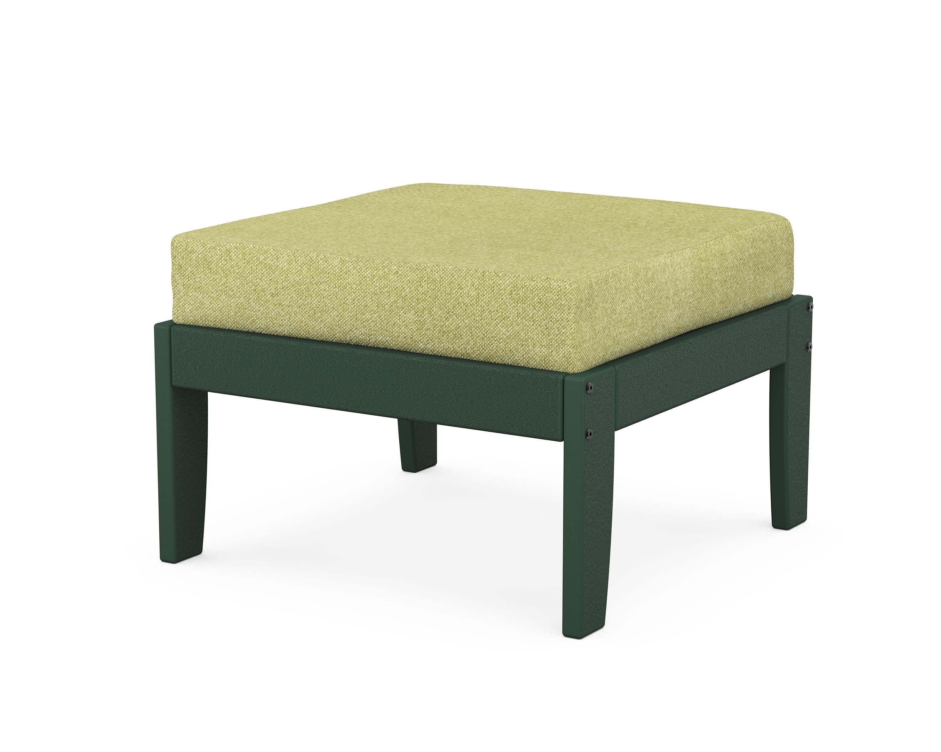 Unbranded Modular Ottoman - Classic in Green / Chartreuse Boucle