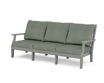 Country Living Wovendale Deep Seating Sofa in Slate Grey / Cast Sage