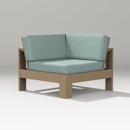 PW Designer Series Latitude Modular Corner Chair in Vintage Sahara / Glacier Spa