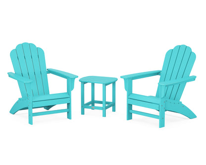 Country Living Cottage Adirondack Chair 3-Piece Set in Aruba