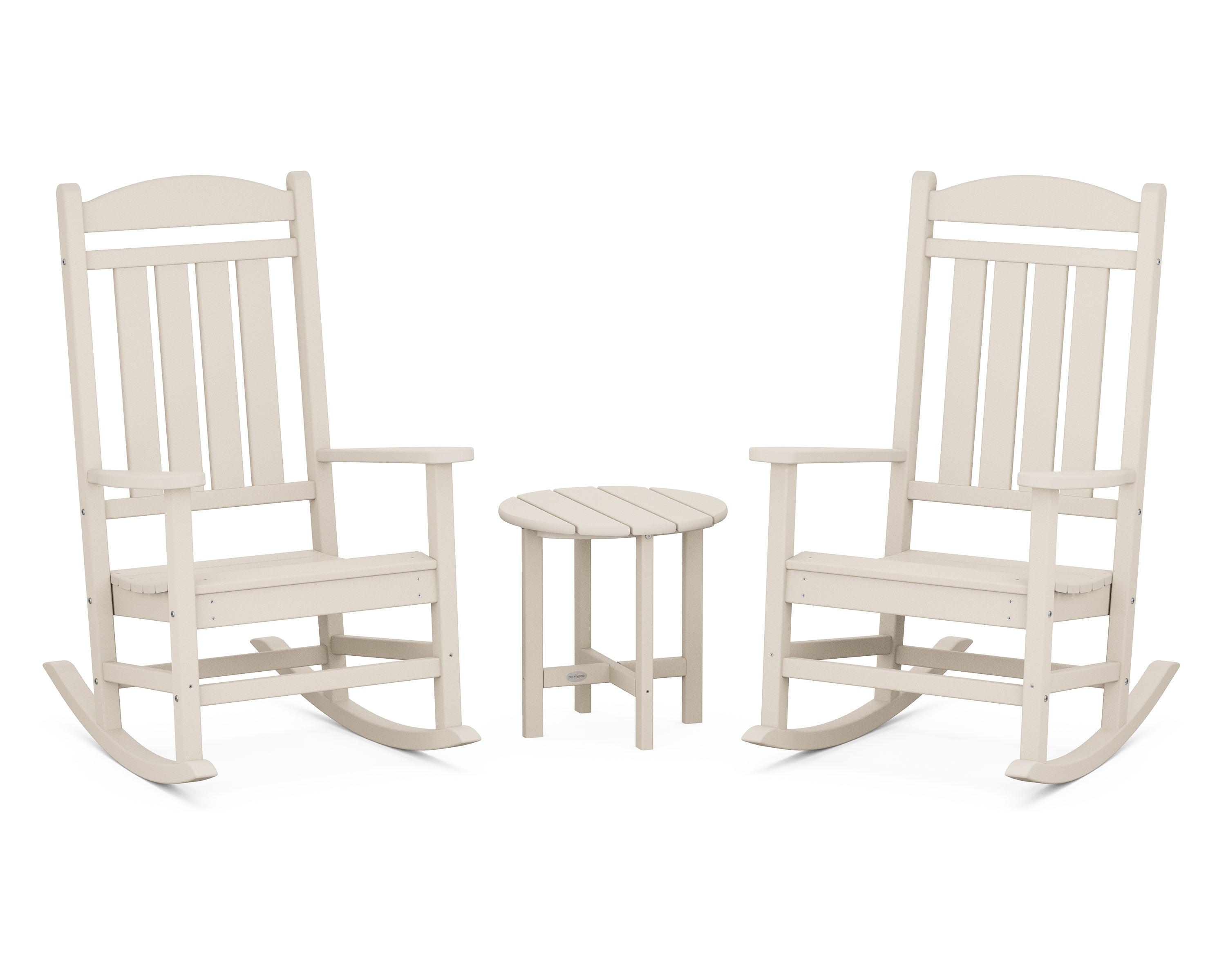 POLYWOOD® Presidential 3-Piece Rocker Set in Sand