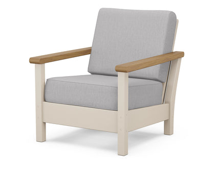 POLYWOOD® Harbour Deep Seating Chair in Sand / Natural / Granite