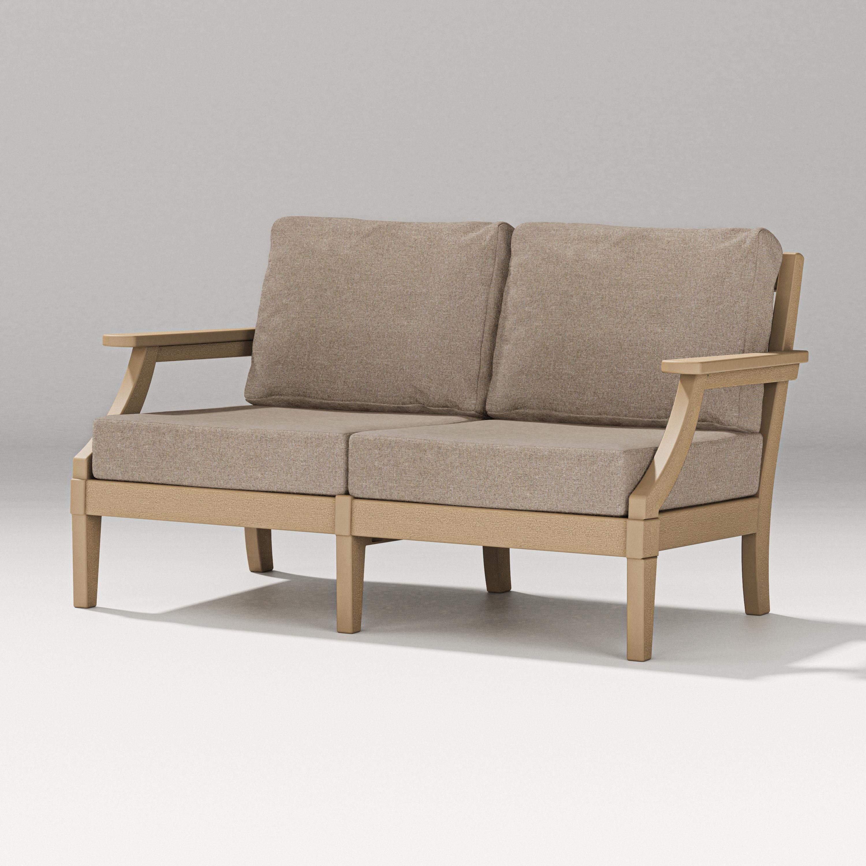 PW Designer Series Estate Loveseat in Vintage Sahara / Spiced Burlap