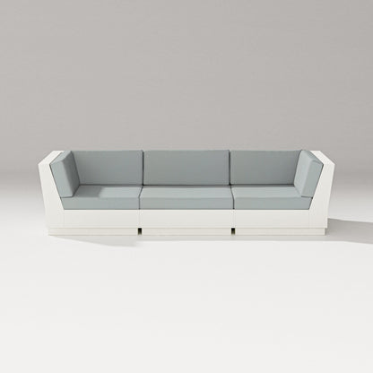 PW Designer Series Elevate Sofa Sectional in Vintage White / Spa