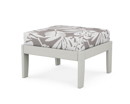 Unbranded Modular Ottoman - Classic in Vintage White / Leaf Grey Mist