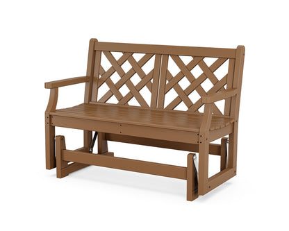 Country Living Wovendale 48" Glider in Teak