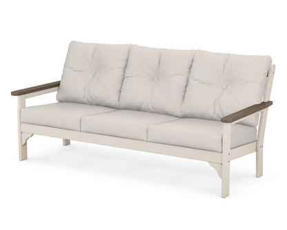 POLYWOOD® Vineyard Deep Seating Sofa in Sand / Kona / Cast Ash