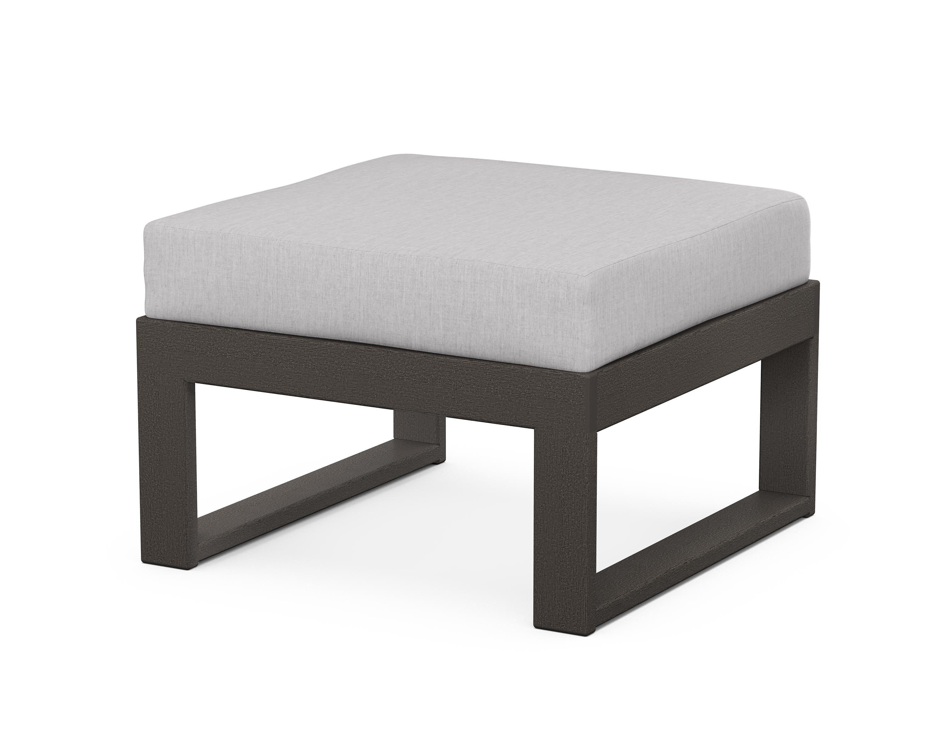 Unbranded Modular Ottoman - Modern in Vintage Coffee / Granite