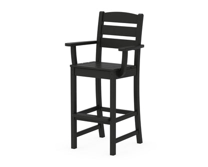 POLYWOOD® Lakeside Bar Arm Chair in Black
