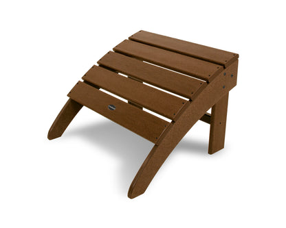 POLYWOOD® South Beach Adirondack Ottoman in Teak