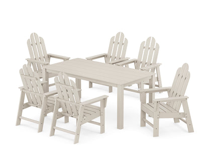 POLYWOOD® Long Island 7-Piece Parsons Dining Set in Sand