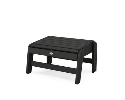 POLYWOOD® Grand Adirondack Ottoman in Black