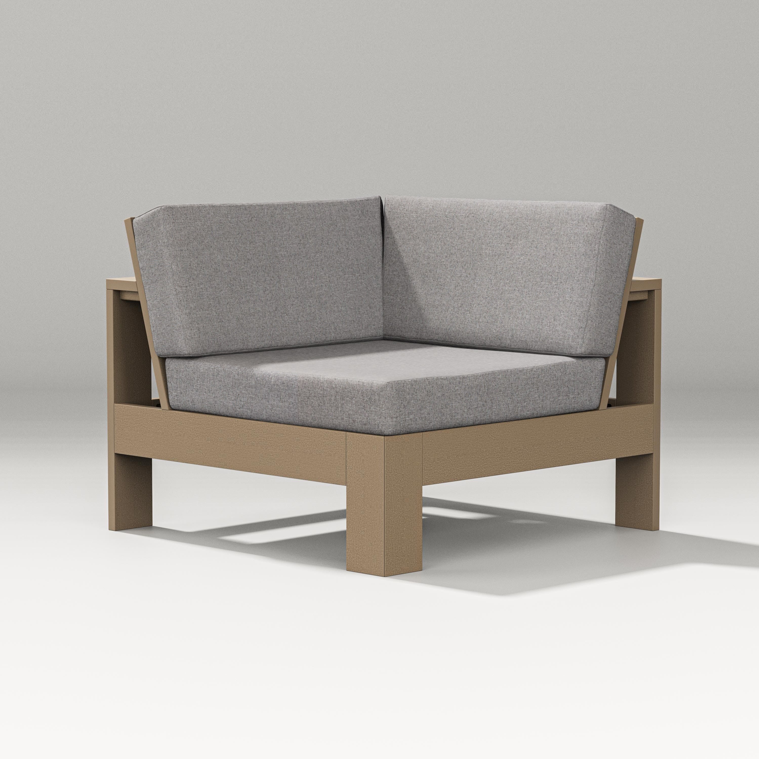 PW Designer Series Latitude Modular Corner Chair in Vintage Sahara / Grey Mist