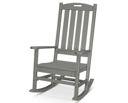 POLYWOOD® Nautical Porch Rocking Chair in Slate Grey