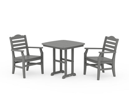 POLYWOOD® Savannah 3-Piece Dining Set in Slate Grey