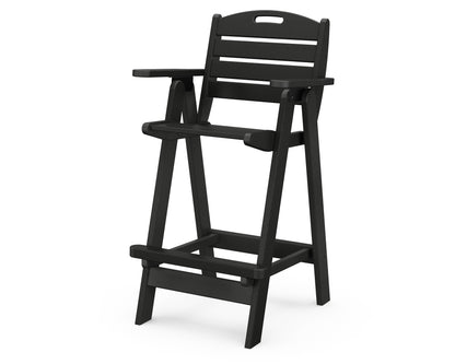 POLYWOOD® Nautical Bar Chair in Black