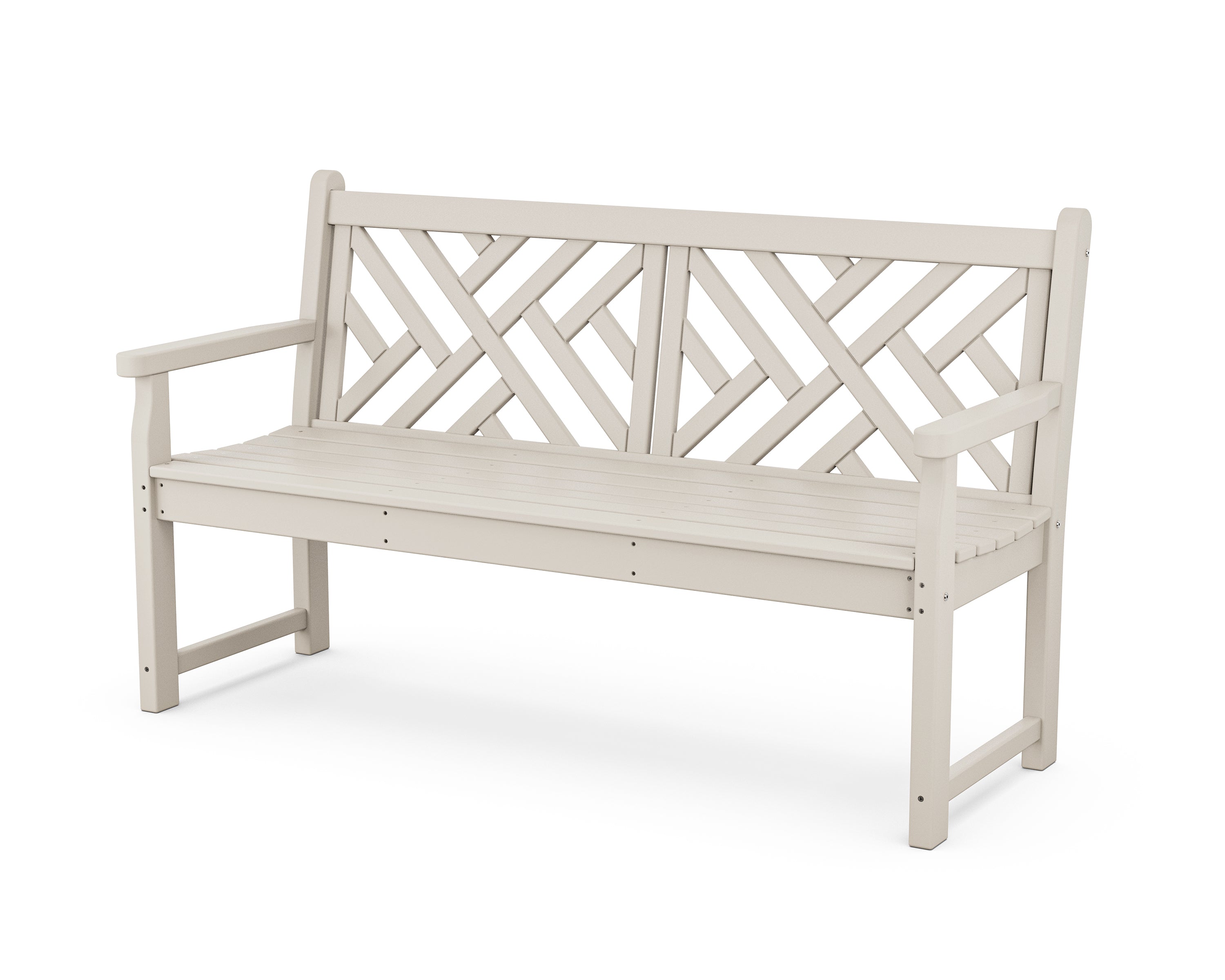 POLYWOOD® Chippendale 60" Bench in Sand