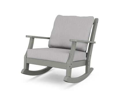 Country Living Wovendale Deep Seating Rocking Chair in Slate Grey / Granite