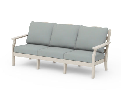 Draper James™ by  POLYWOOD® Savannah Deep Seating Sofa in Sand / Spa