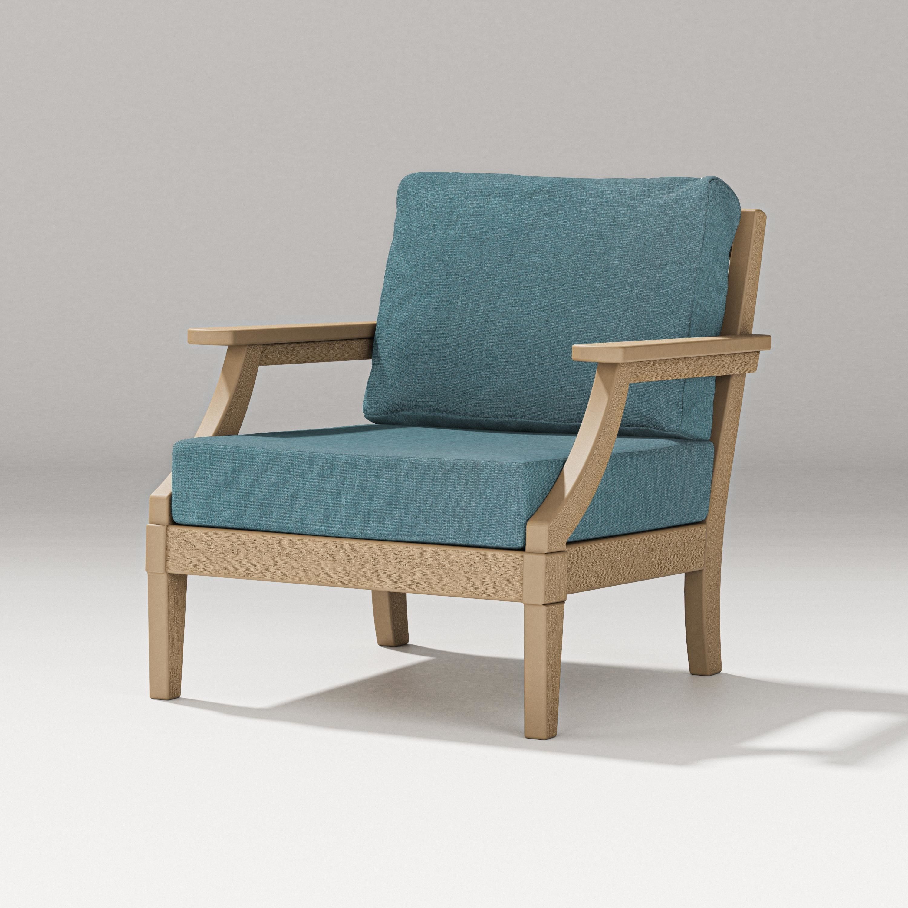 PW Designer Series Estate Lounge Chair in Vintage Sahara / Ocean Teal