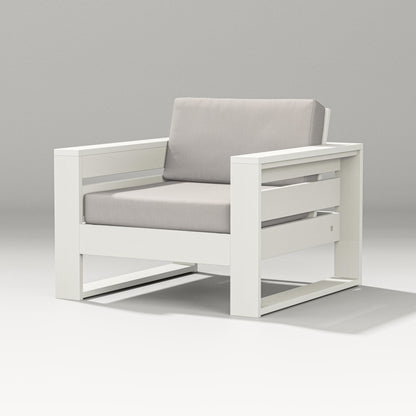 PW Designer Series Latitude Lounge Chair in Vintage White / Cast Ash