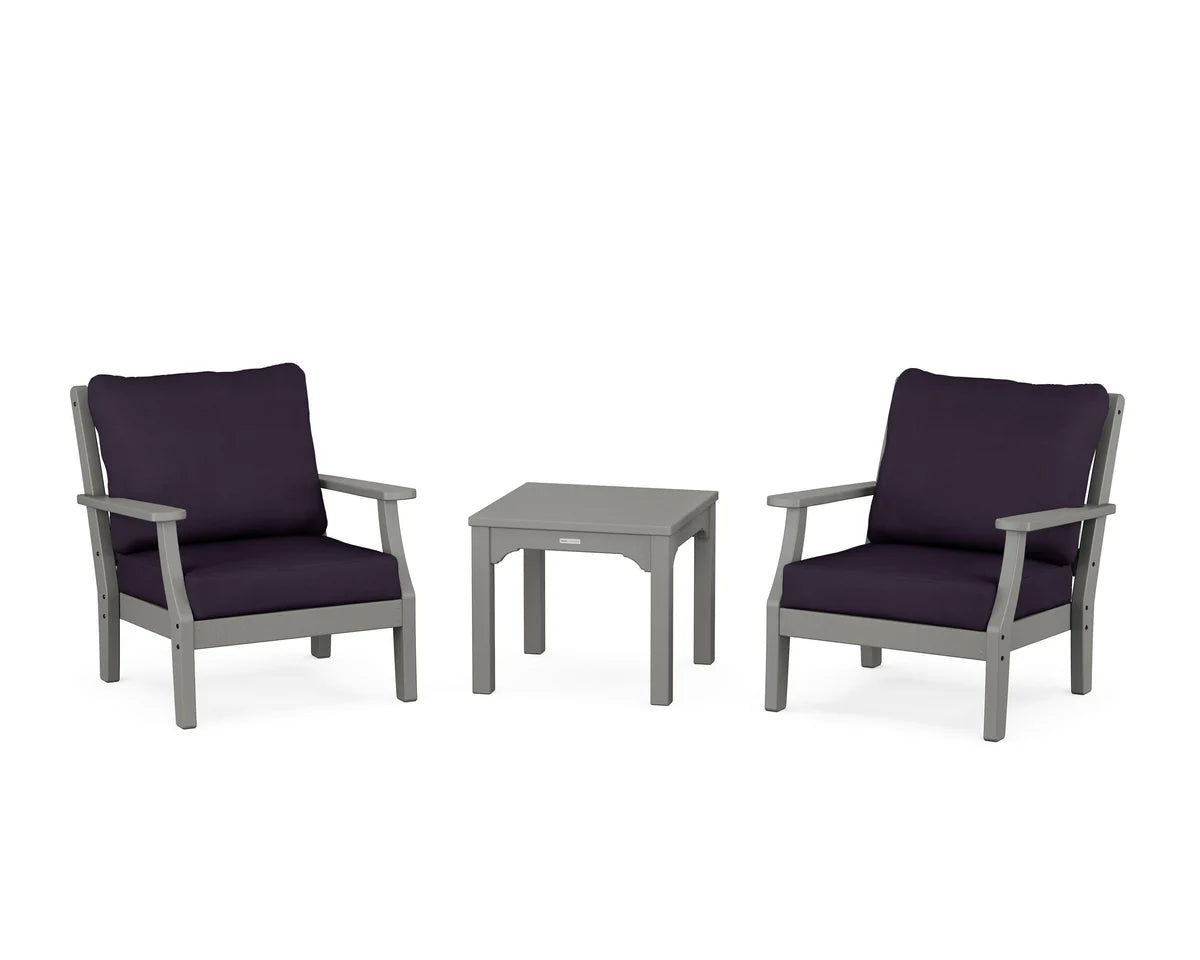 Chinoiserie 3-Piece Deep Seating Set