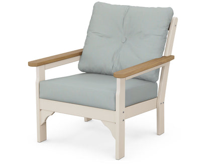 POLYWOOD® Vineyard Deep Seating Chair in Sand / Natural / Spa
