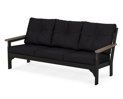 Vineyard Deep Seating Sofa - Black