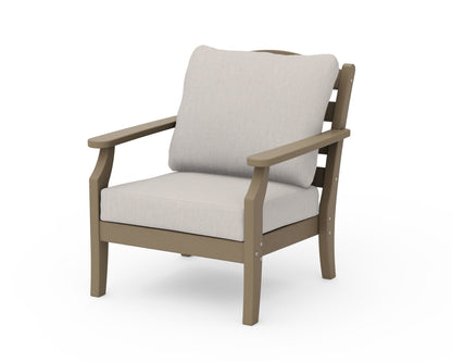 Draper James™ by  POLYWOOD® Savannah Deep Seating Chair in Vintage Sahara / Cast Ash