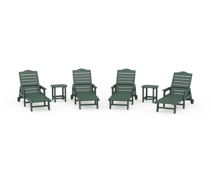 Draper James™ by  POLYWOOD® 6-Piece Savannah Chaise Lounge Set in Green
