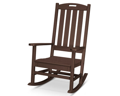 POLYWOOD® Nautical Porch Rocking Chair in Mahogany
