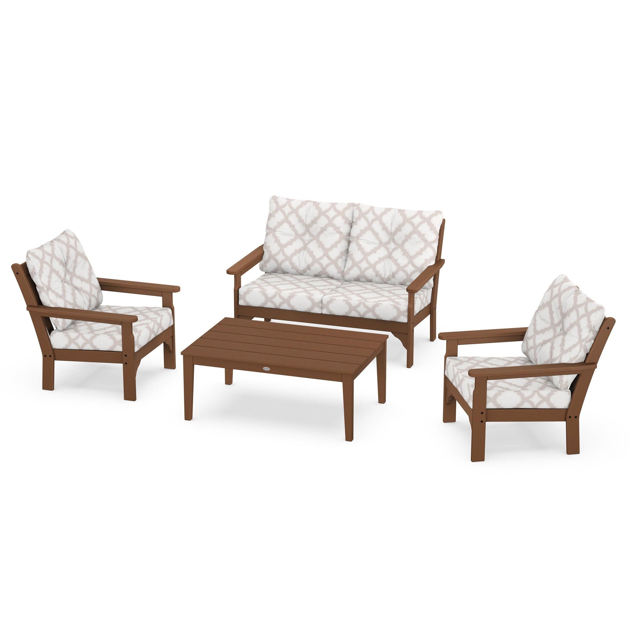 Vineyard 4 Piece Deep Seating Set - Teak