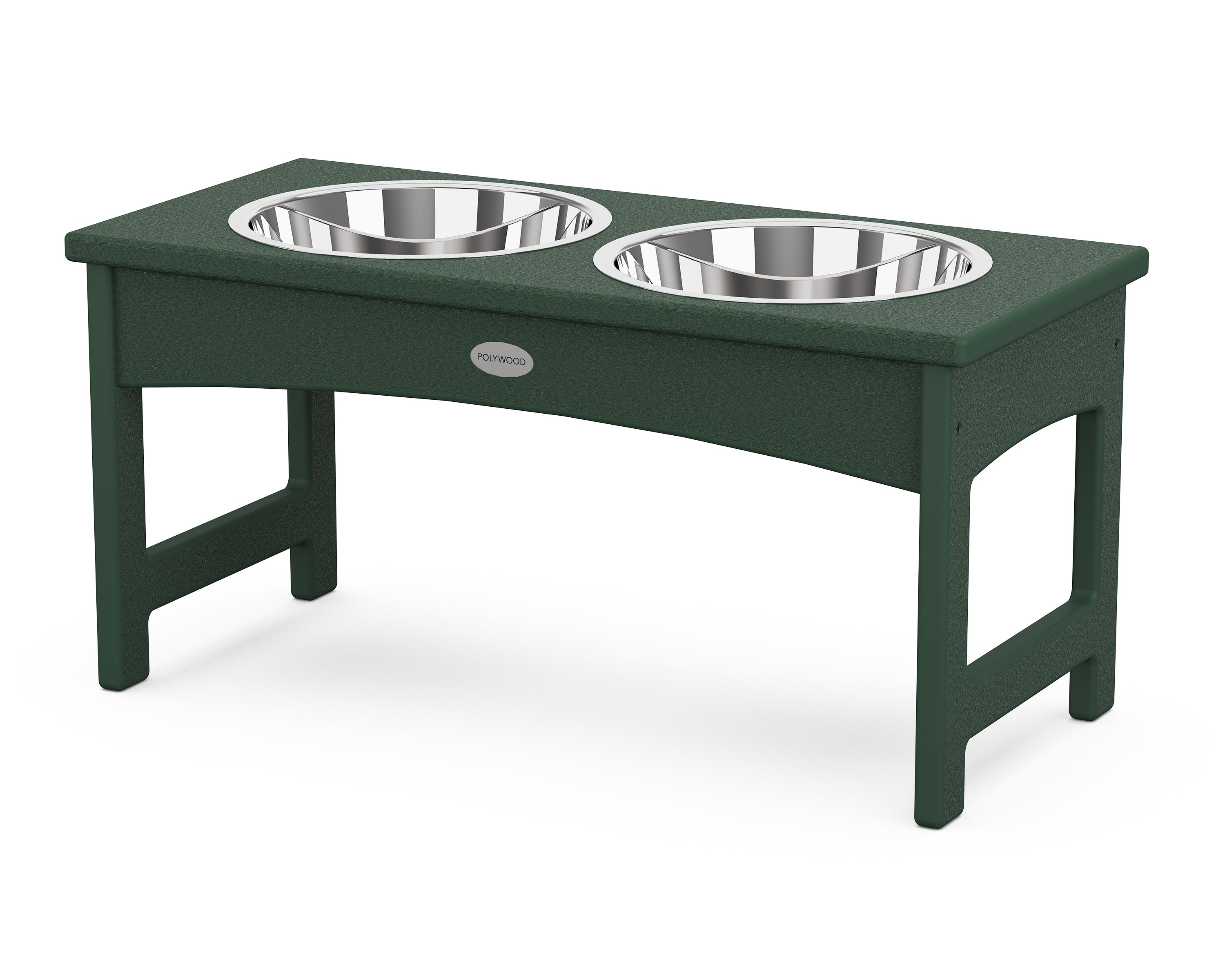 POLYWOOD® Pet Feeder in Green