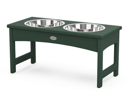 POLYWOOD® Pet Feeder in Green