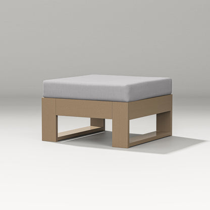 PW Designer Series Latitude Lounge Ottoman in Vintage Sahara / Granite